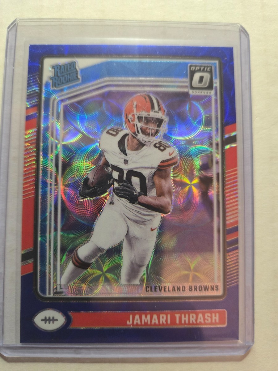 2024 Panini Donruss Optic Jamari Thrash RC Rated Rookie Blue