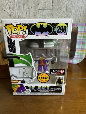 Funko Pop! Heroes: DC Comics The Joker (Gamer) (Chase) Vinyl Figure-  GameStop