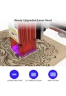 Portable Laser Engraver, Mini Laser Cutter and Engraver Machine for Wood
