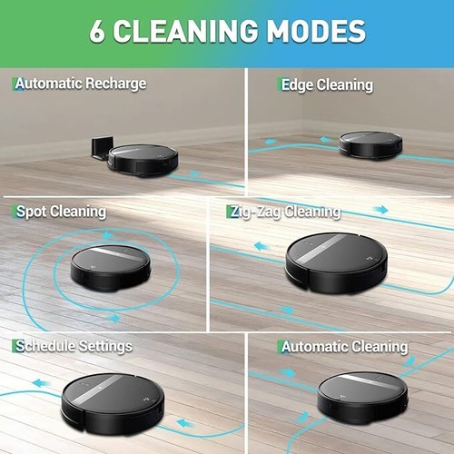 MANVINS Robot Vacuum and Mop Combo G20 No Remote/Accessories - Gray - Picture 3 of 4
