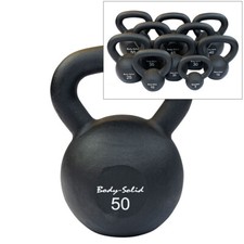Body-Solid Powder Coat Iron Kettlebells and Sets, from 5 to 100 lb.