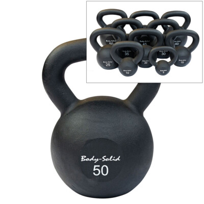 #ad #ad Body Solid Powder Coat Iron Kettlebells and Sets from 5 to 100 lb. $188.96
