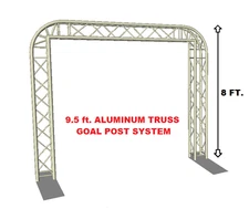 Complete Square Aluminum Truss Goal Post Lighting System For DJ Lights Speakers