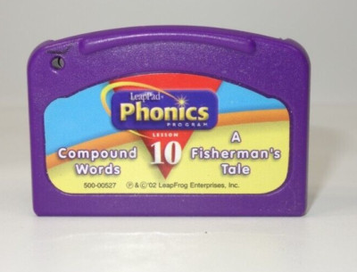 LeapFrog LeapPad Phonics Lesson 10 Compound Words Cartridge Only Educational VTG
