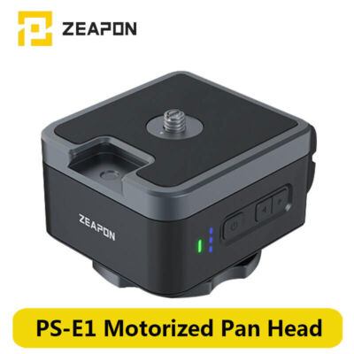 Zeapon PS-E1 / PD-E1 Motorized Pan & Tilt Head For DSLR Cameras – 360° Rotation, For Sliders