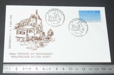 ENVELOPPE DORDOGNE BERGERAC 01-05-1992 19e CONGRES GROUPEMENT PHILATELIQUE