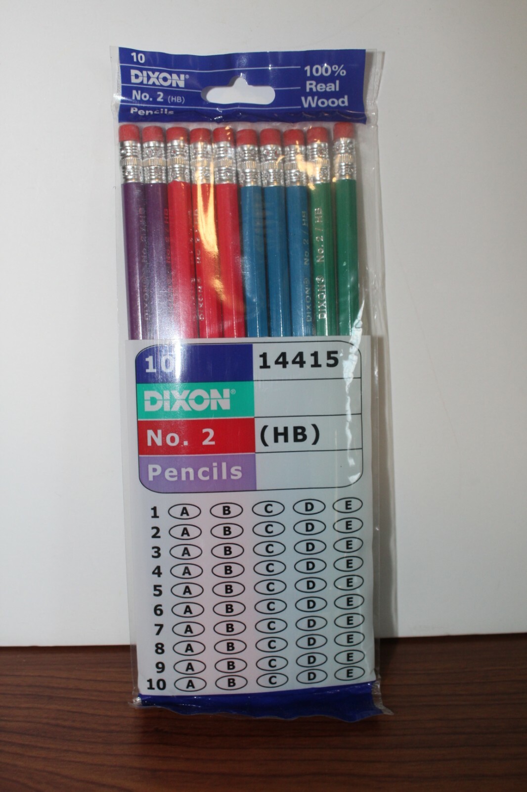 Dixon Ticonderoga No.2 Pencils, Real Wood 10Pack eBay