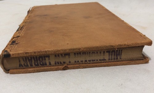 The Librarians TV Show Requisite Leder Gesetz Buch New York Statuten 1872 8 Index - Bild 5 von 12