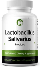 Lactobacillus Salivarius Probiotic Supplement 240 Tablets 3 Billion CFU