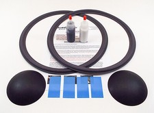 JBL LE14A C56 L101 14" Woofer Foam Kit Speaker Repair w/ Shims  Dust Caps 