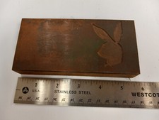 Vintage Letterpress Block / Cut (Kelsey , C&P)   (PLAYBOY Bunny LOGO Large)
