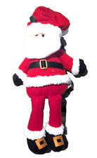 Santa Claus Stuffed 19" Long Sits on a Mantle or Stairs