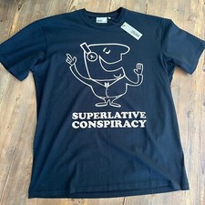 Extremely Rare Vintage New 2005 WeSC "Happy Dude" T-Shirt Black Headphones