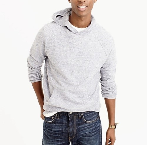 J CREW Sz XS Rugged Cotton Hoodie 