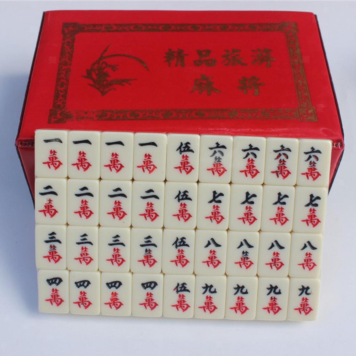 jojofuny 1 Conjunto Mahjong Brinquedo Externo Conjunto De Ferramentas  Domésticas Mini Mesa Dobrável Clássico Jogo Jongg Jogo Mahjong Jogo De  Tabuleiro