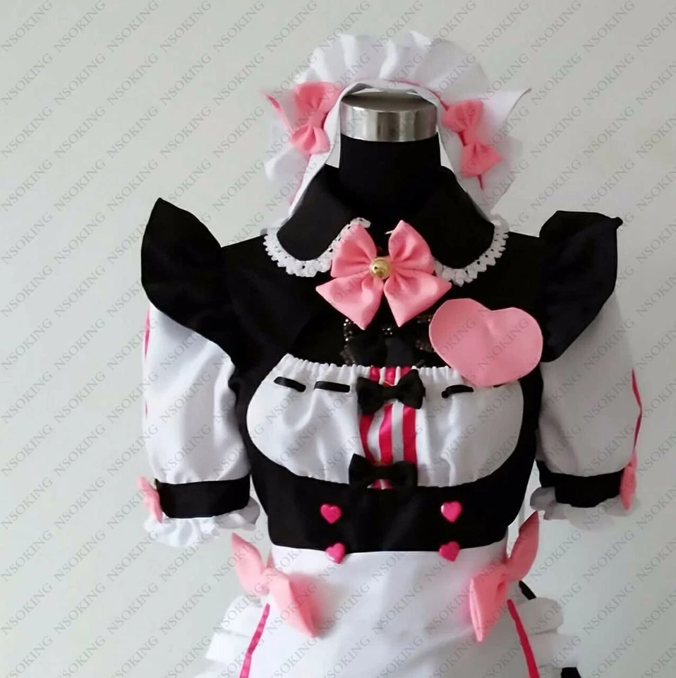Nekopara Cosplay Chocolat Vanilla Maid Costume - Image 3 of 4