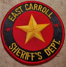 LA East Carroll Parish Louisiana Sheriff Patch (3.25In Diameter)