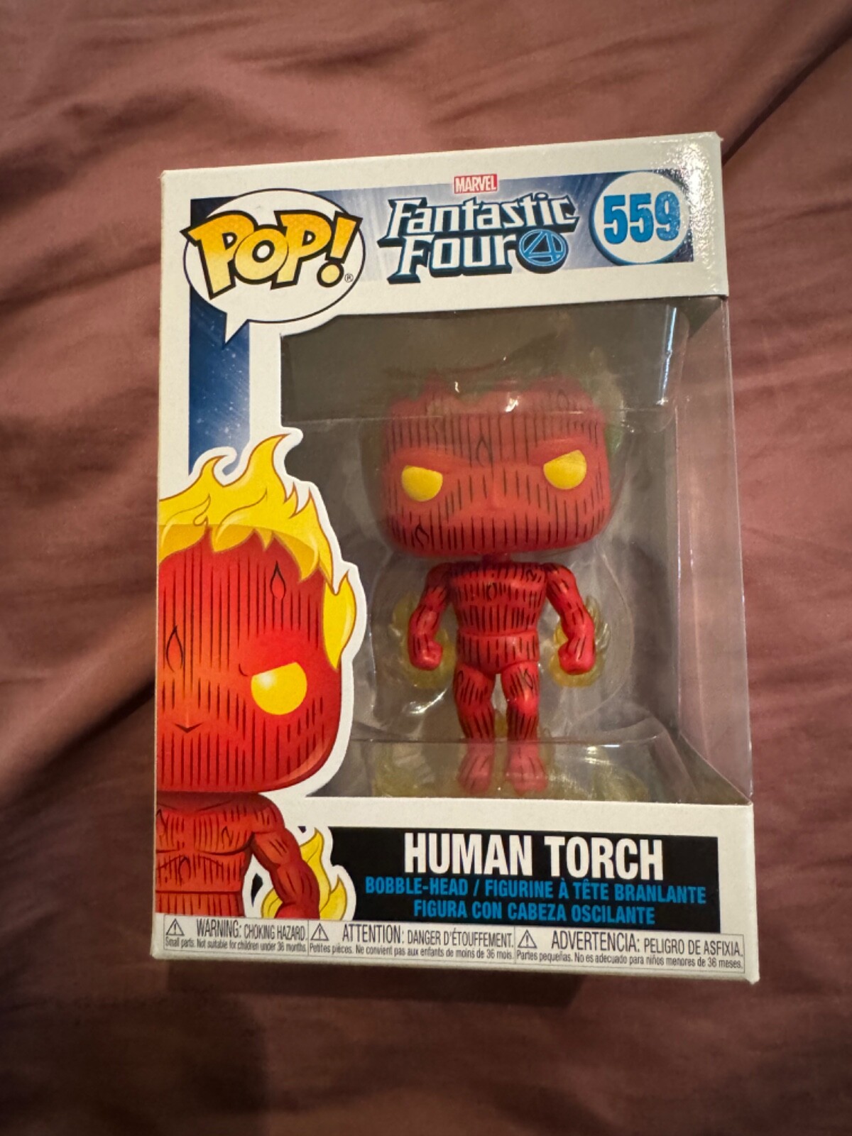 Funko Pop! Vinyl: Marvel - Human Torch #559 Unopened