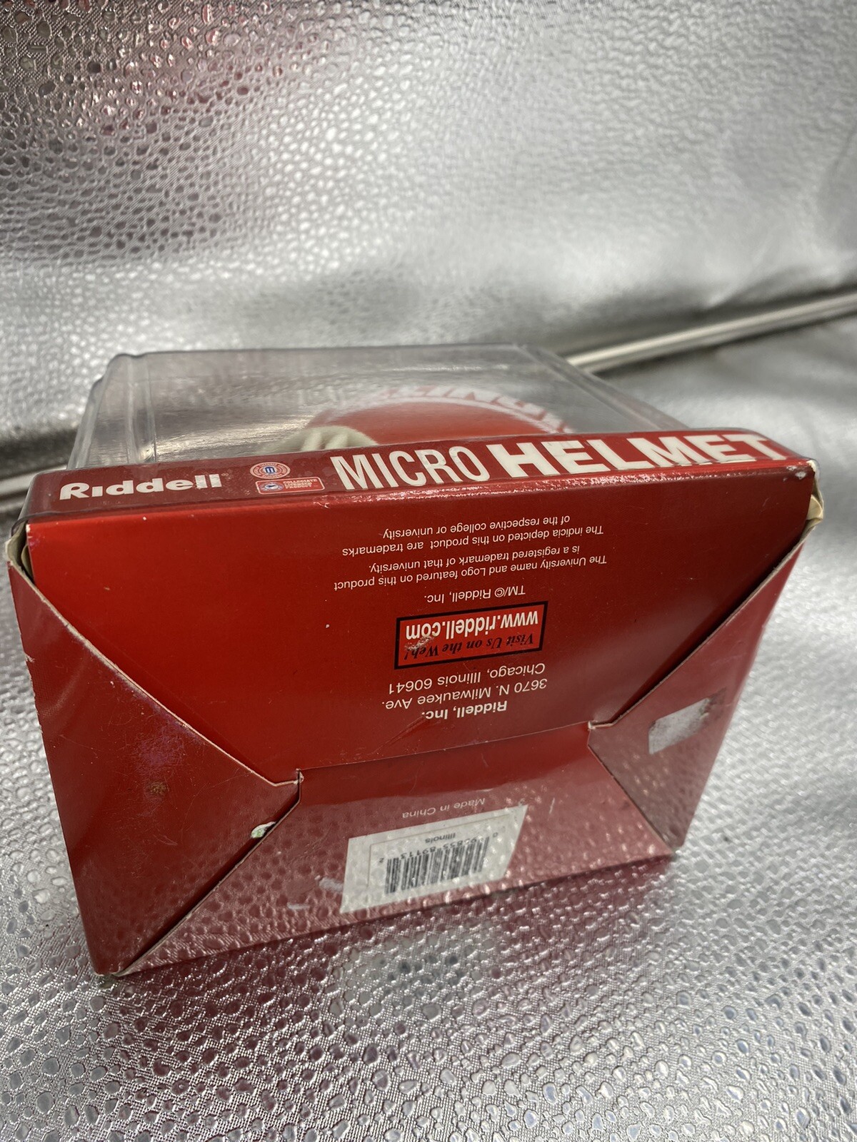 Riddell NCAA Illinois Illini Football Sealed 5.5" MICRO HELMET eBay