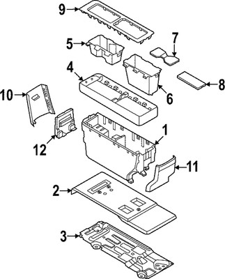 Genuine Nissan Upper Trim Panel 969D2-6TA0C