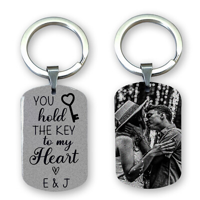 Boyfriend Personalised Keyring Personalised Anniversary Gift For