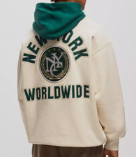 NWT PUMA x RHUIGI PRISTINE NEW YORK WORLDWIDE HOODIE HOODED SWEATSHIRT SZ L