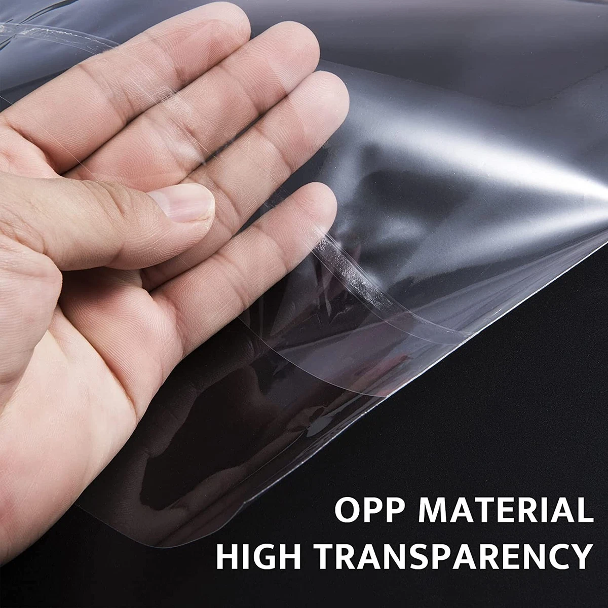 50 x NEW RESEALABLE OPP ULTRA CLEAR 12" OUTER RECORD SLEEVES for Vinyl LP RECORD