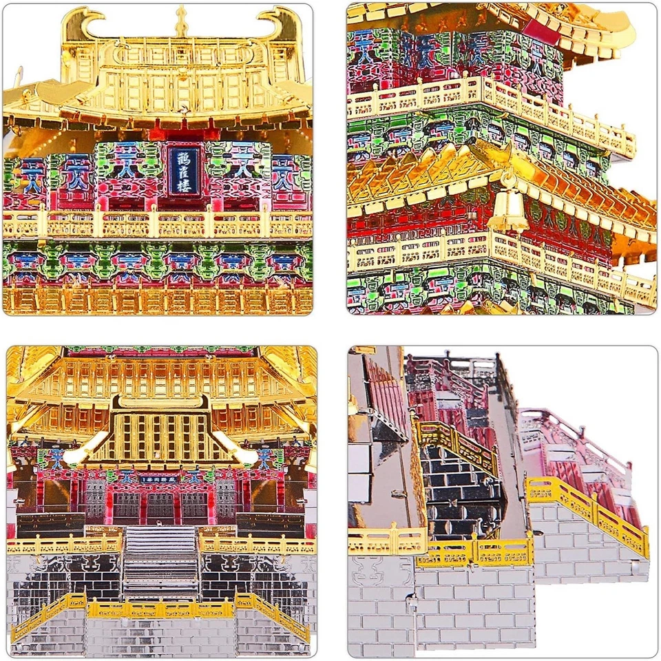 Rompecabezas 3D Piececool para adultos lofts antiguos rompecabezas de metal arquitectónico Foto 2 de 4