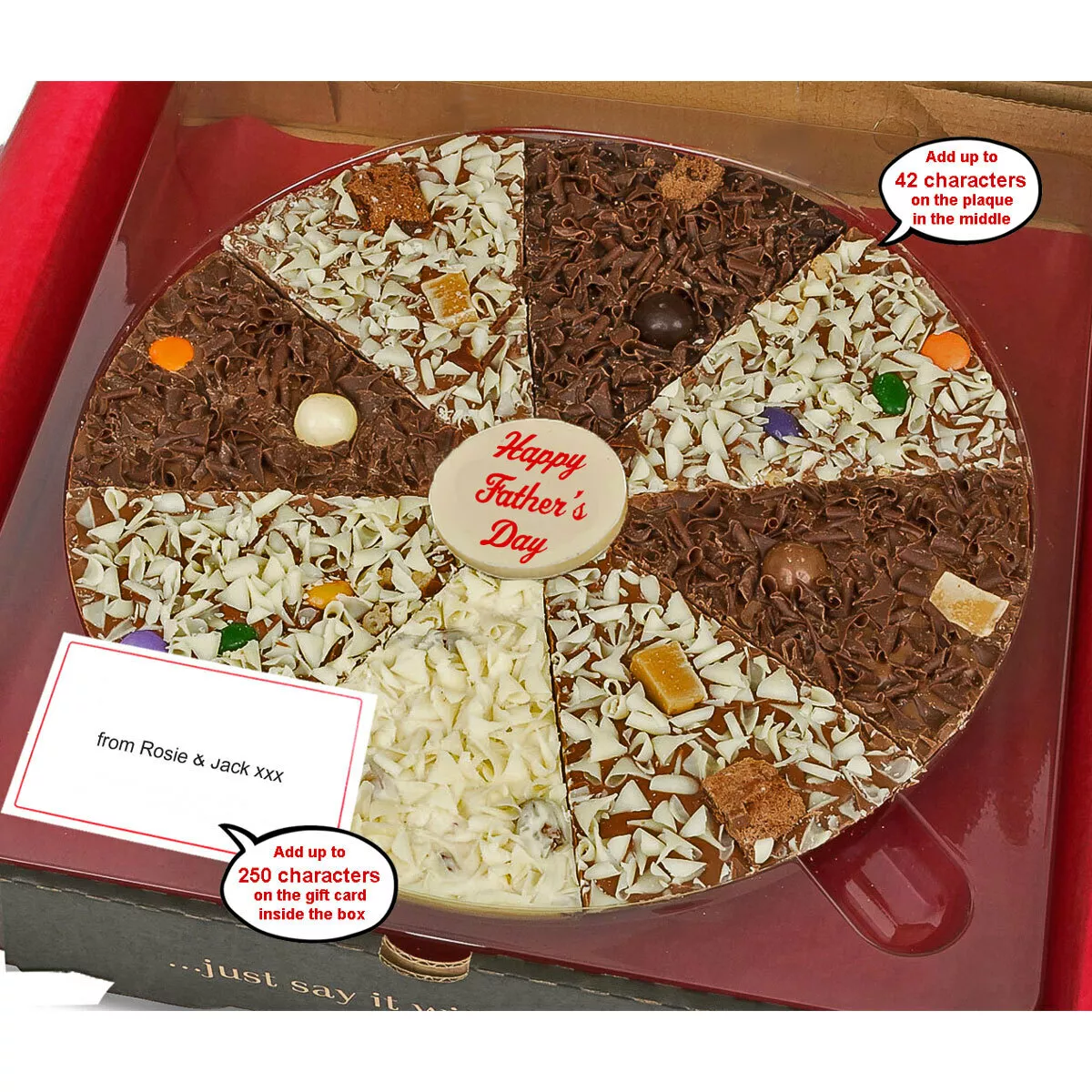 Gourmet on sale pizza chocolate
