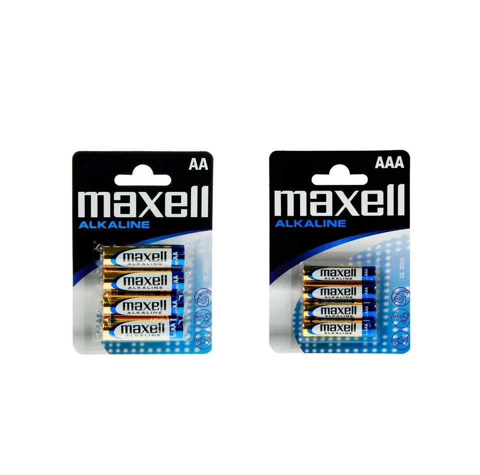 ⭐ PACK 96 PILAS Maxell XTRALIFE AAA-AA ALCALINAS ALKALINAS LR3 LR6 Env 24h ⭐