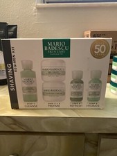 NEW MARIO BADESCU SKIN CARE SHAVING REGIMEN KIT CLEANSE PREPARE REFRESH HYDRATE