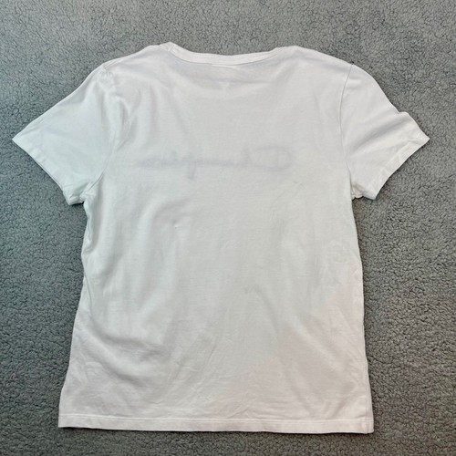 Champion Classic Heritage Cotton T-Shirt Women’s M Script Embroidered Logo Shirt - Picture 7 of 9