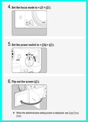 Canon EOS R7 Instruction Owners Manual | For Canon EOSR7