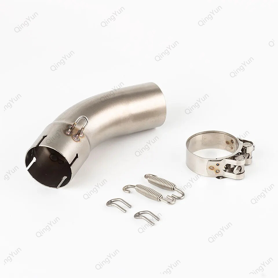 Motorcycle Exhaust Slip-On Mid Link Pipe For KAWASAKi Ninja ZX-25R