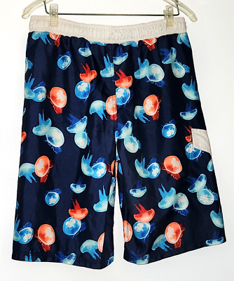 OP Ocean Pacific Boys Jellyfish Pattern Blue Sapphire XXL (18