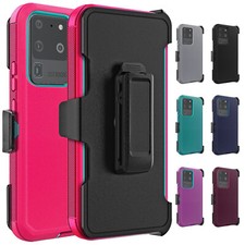 For Samsung Galaxy S20/S20 /Ultra/FE Heavy Duty Shockproof Case Cover Belt Clip
