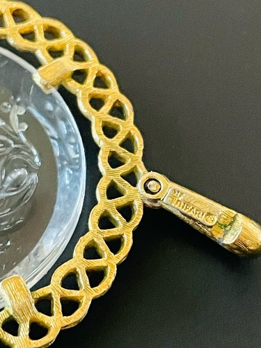 Lotto 13 Orecchini Spilla Orecchini Vintage Tutta Firmati Corona TRIFARI Tono Oro - Foto 11 di 11