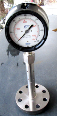 Wika 232.34 600psi Gauge Wika Diaphram HAST. C-276 Kerkau A183 F316/316L Flange