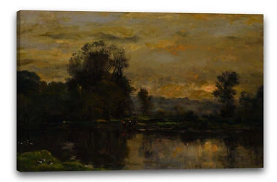 PRINTED PAINTINGS Toile/Cadres Charles-François Daubigny - Paysage avec des canards