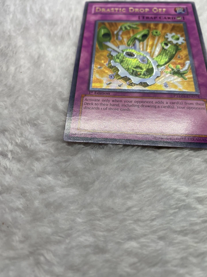 Yu-Gi-Oh! Drastic Drop Off Phantom Darkness PTDN-EN074 1st Ed Ultimate Rare MP - Image 3 of 4