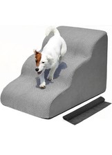 Petbank Stair Memory Foam 3 Step Non-Slip Step Dog Cat Puppy For Older Dogs Smal