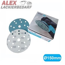 50x P120 GERKO Exzenter Schleifscheiben Blue Ceramic &Oslash; 150 mm