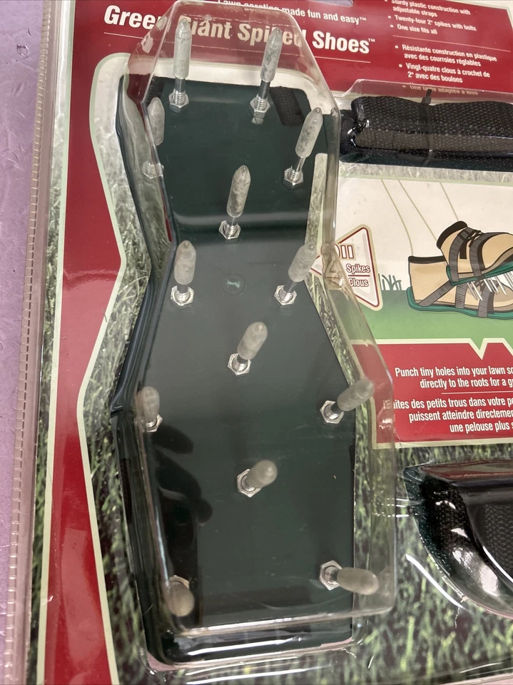 绿色巨型钉鞋 草坪曝气器 9215 ~ 粘合制造 ~ 全新 — 第 4/4 张图片
