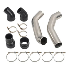 Polished Stainless Steel Intercooler Pipes For 13-18 Dodge Ram 6.7 6.7L Cummins