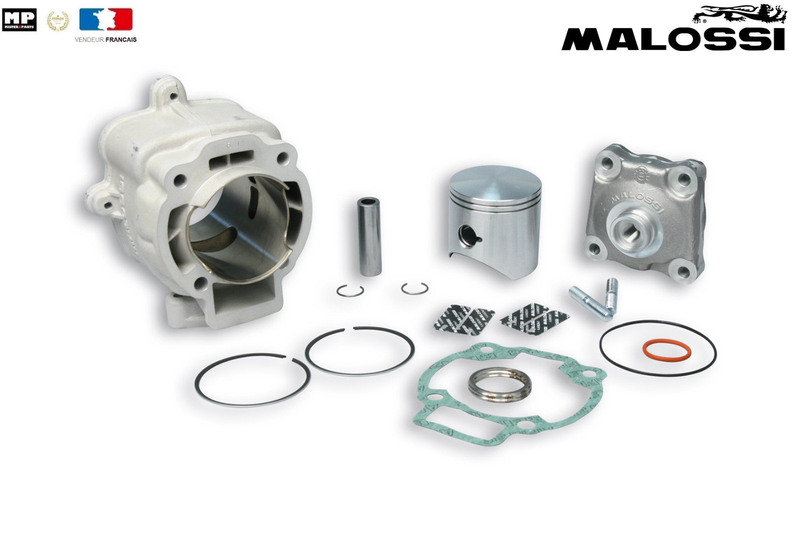 Cylindre Malossi 172cc alu pour Gilera Runner 125 et Piaggio Hexagon H2O