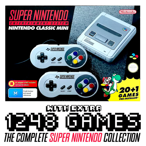 Snes Complete Collection SUPER NINTENDO SNES MINI CLASSIC EDITION | THE COMPLETE COLLECTION ...