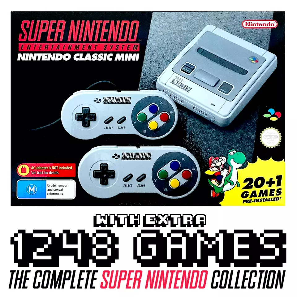 SUPER NINTENDO SNES MINI CLASSIC EDITION | THE COMPLETE COLLECTION |