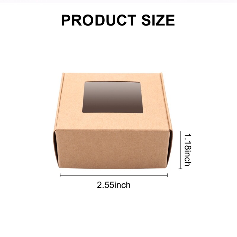 12x Weinflaschen Geschenkboxen Mit Fenster - Faltbare Kraftpapier Boxen Schwarz