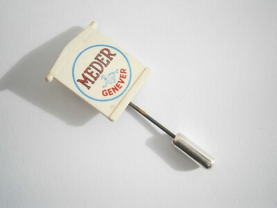 V866) Vintage Meder Genever Gin Schnaps Destillerie Krawatte Anstecknadel Anstecker