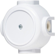 Vintage Junction Box Surface Mounted Distribution Box IP44 CE White 4 Way Retro OLD